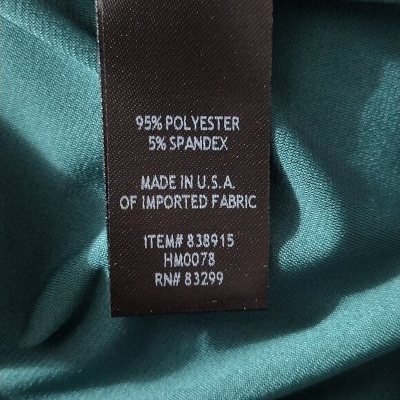 (NWT) Antthony Originals:  2-Piece Pull on Wide Leg Pant Set, Size 2X, Evergreen - Picture 12 of 12